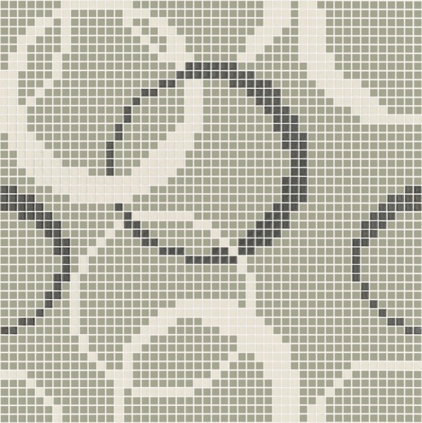 Appiani Geometrie Mosaikfliese 1,2x1,2 Art.-Nr.: ANEL002 - Fliese in Farbmix