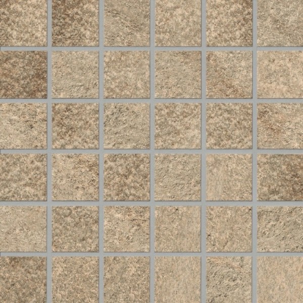 Agrob Buchtal Quarzit Sandbeige Mosaikfliese 5x5 R11/B Art.-Nr.: 8462-7161H - Steinoptik Fliese in Beige
