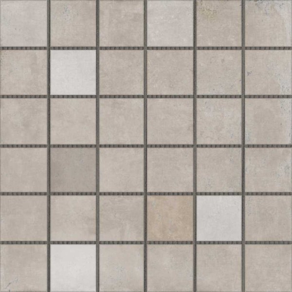 FKEU Kollektion Stoneton Concrete Greige Mosaikfliese 5x5 R9 Art.-Nr. FKEU0993190