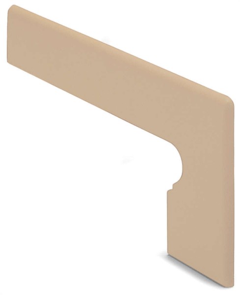 Agrob Buchtal Goldline Goldcreme Florentiner Stufenplatte - Sockel rechts Formteil 44x19,4 Art.-Nr. 854-9338
