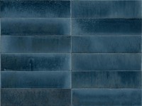 Marazzi Lume China Wandfliese 6x24 Art.-Nr. MA9L - Retro Fliese in Blau