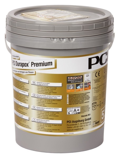 PCI Durapox Premium Nr. 31 zementgrau Epoxidharzmörtel 5 kg Art.-Nr. 3766/9 - Fliese in Grau/Schlamm