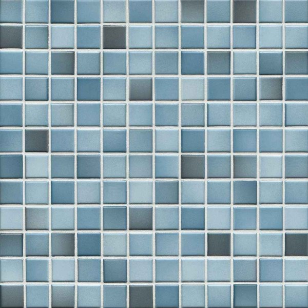 Agrob Buchtal Fresh Denim Blue-Mix Glänzend Mosaikfliese 2,5x2,5 Art.-Nr. 41206H-73 30X30