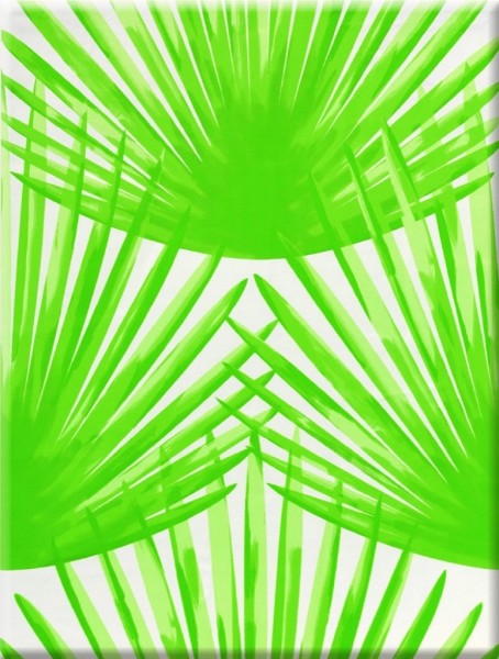 Steuler Bongobongo! Palmenfächer Wandfliese 25x33 Art.-Nr.: 34071 - Fliese in Farbmix