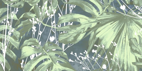 Agrob Buchtal Modern White Botanic Tropical Bodenfliese 30X60/0,9 Art.-Nr.: 283113H - Modern Fliese in Farbmix