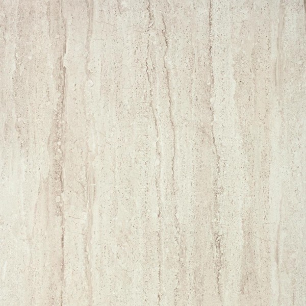 Serenissima Travertini Due Bianco Rekt. Fliese 60x60 Art.-Nr. 1074389 - Marmoroptik Fliese in Grau/Schlamm