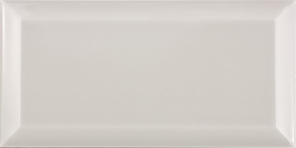 Fabresa Bevelled Grey Mist Biselado Wandfliese 10X20 BX Art.-Nr.: MTR370 1021 - Retro Fliese in Grau/Schlamm