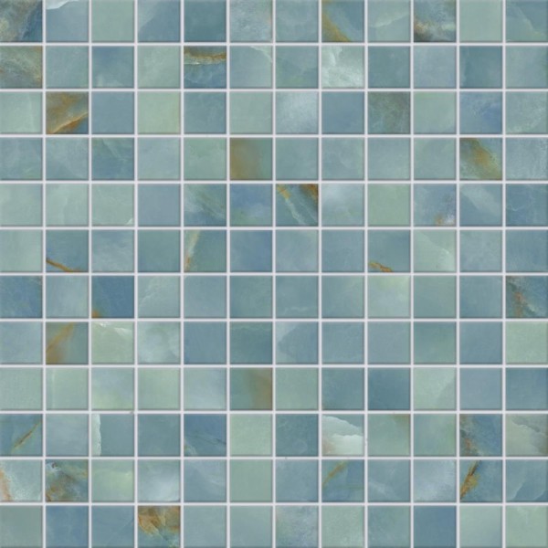 Agrob Buchtal Marble & More Cielo Mosaikfliese 2,5x2,5 Art.-Nr. 431119H - Modern Fliese in Blau