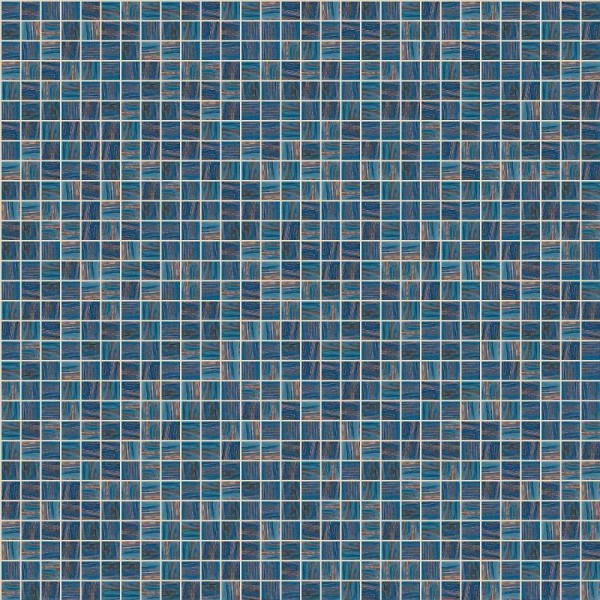Bisazza Colors 10 Blau Gold Mosaikfliese 1x1 Art.-Nr.: GM10.47(4)