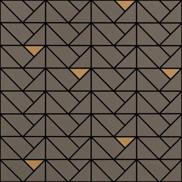 Marazzi Eclettica Bronze Taupe Mosaikfliese 40x40 Art.-Nr. M3J6 - Modern Fliese in Grau/Schlamm