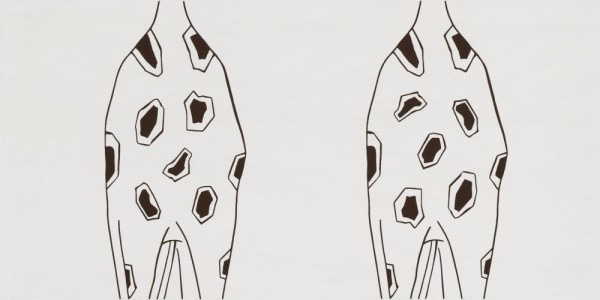 Steuler Louis & Ella Zwei Giraffenkörper Dekorfliese 30x60 Art.-Nr. 30545