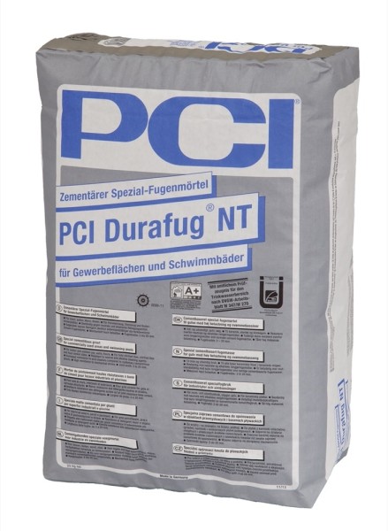 PCI Durafug NT Nr. 31 zementgrau Zementärer Spezial-Fugenmörtel 25 kg Art.-Nr. 3525/2 - Fliese in Grau/Schlamm
