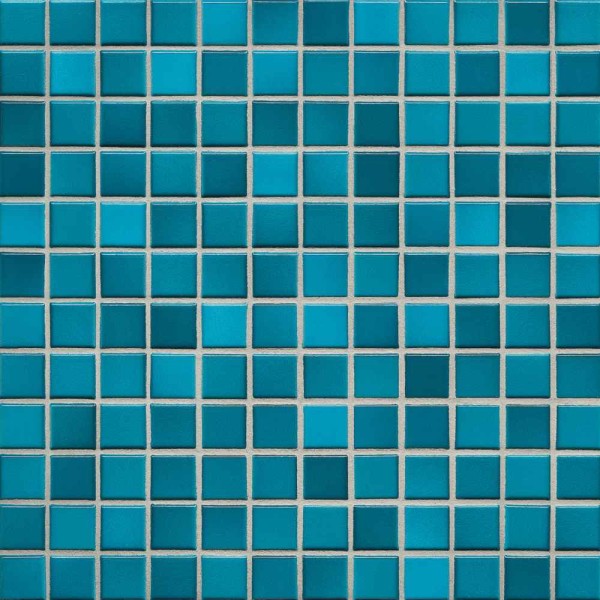 Agrob Buchtal Fresh Pacificblue-Mix Glänzend Mosaikfliese 2,5x2,5 Art.-Nr. 41208H-73 30X30