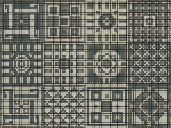 Appiani Memoria Luce 06 Mosaikfliese 1,2X1,2 Art.-Nr.: MEMO006 - Fliese in Farbmix