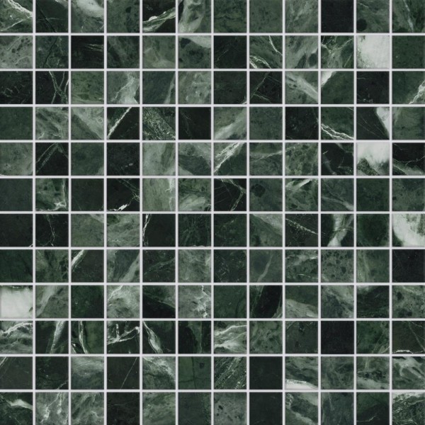 Agrob Buchtal Marble & More Verde Alpi Mosaikfliese 2,5x2,5 R10/B Art.-Nr. 431115H - Modern Fliese in Grün