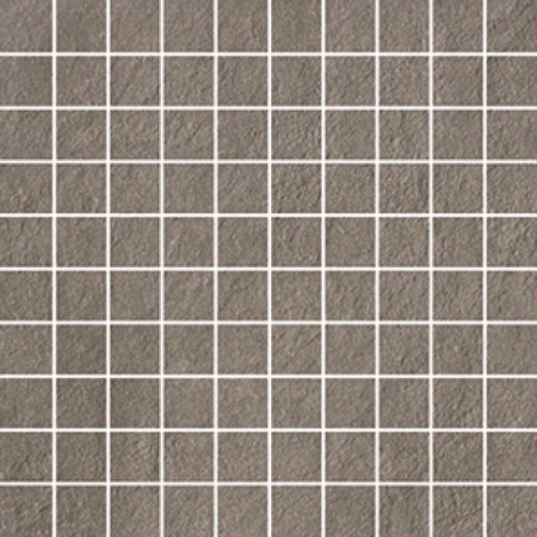 Cercom In-Out & Reverse In Army Mosaikfliese 3x3(30x30) R10/B Art.-Nr. 1043973 - Steinoptik Fliese in Grau/Schlamm