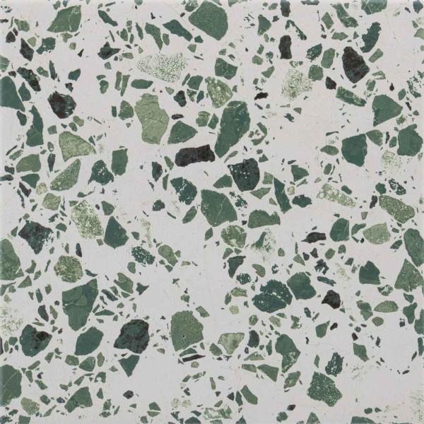 Muster 18,5x18,5 cm für Bärwolf Flakes Emerald Green Fliese 18,5x18,5 R9 Art.-Nr. KE-17076