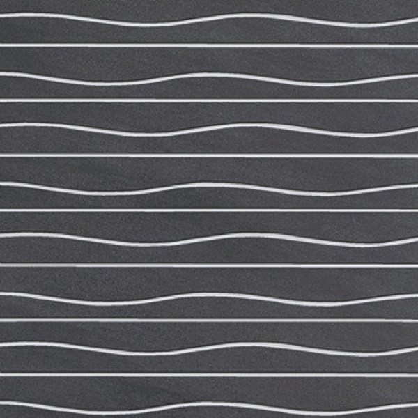 Agrob Buchtal Compose Wave Dark Grey Wandfliese 25x25 R9 Art.-Nr.: 372167 - Fliese in Grau/Schlamm