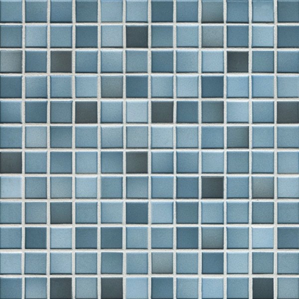 Jasba Fresh Secura Denim Blue Mix Mosaikfliese 2,4x2,4 R10/B Art.-Nr.: 41306H