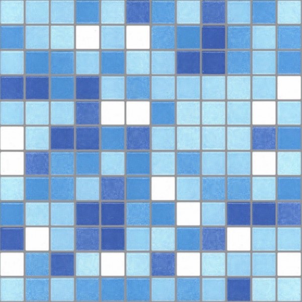 Appiani Wellness & Pool Mosaikfliese 2,5x2,5 Art.-Nr.: XWEL703 - Fliese in Blau