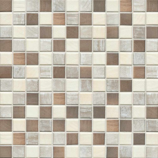 Jasba Senja Pure Wood-Mix Mosaikfliese 2,4x2,4 (30x30) Art.-Nr. 3305H-73 30X30