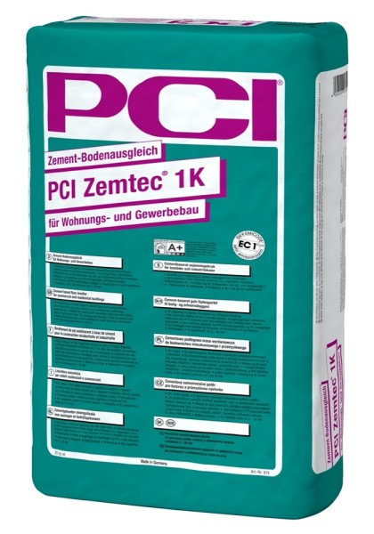 PCI Zemtec 1K grau Zement-Bodenausgleich 25 kg Art.-Nr. 819/5 - Fliese in Grau/Schlamm