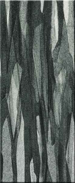 Steuler Silk Black&white Wandfliese 33x80 Art.-Nr.: 33101 - Modern Fliese in Schwarz/Anthrazit