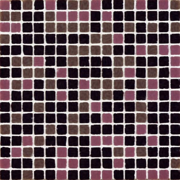 Casa dolce casa Casamood Chroma Melange Dark Rosa Mosaikfliese 1,8x1,8 Art.-Nr. 724126 - Fliese in Rot