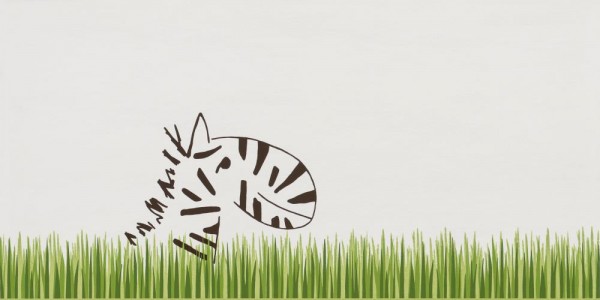 Steuler Louis & Ella Graskante Zebra Dekorfliese 30x60 Art.-Nr. 30535