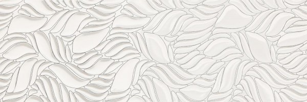 Italgraniti Forme Bianche Foliage Bianco Glitt Dekorfliese 32x96,2 Art.-Nr. FB00DG - Fliese in Weiß