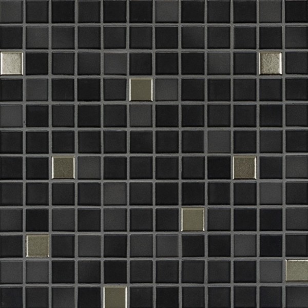 Jasba Fresh Midnight Black Mix Mosaikfliese 2,4x2,4 Art.-Nr.: 41505