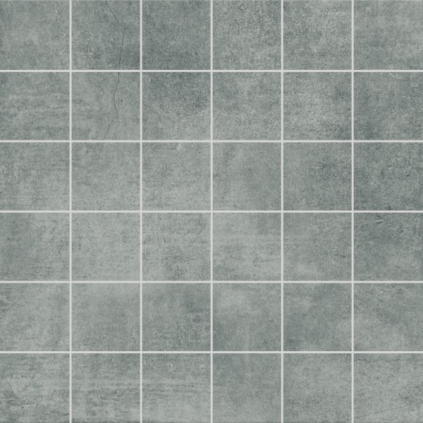 FKEU Kollektion Cementi Dark Grey Mosaikfliese 5x5 R9 Art.-Nr. FKEU0992998