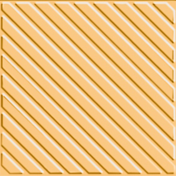 Zahna Historic Gelb Uni Ripp Bodenfliese 15x15/1,1 Art.-Nr.: 411150583.03 - Retro Fliese in Gelb