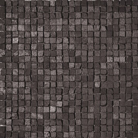 Unicom Starker Le Cere Nero Mosaikfliese 1,5x1,5 Art.-Nr. 4121 - Fliese in Grau/Schlamm