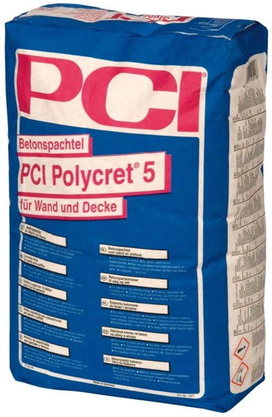 PCI Polycret 5 grau Betonspachtel 25 kg Art.-Nr. 1051/8 - Fliese in Grau/Schlamm