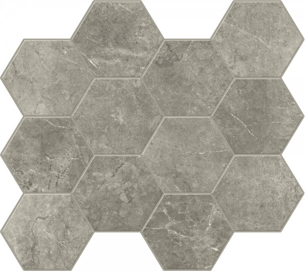 Unicom Starker Evo Stone Hexagon Dune Bodenfliese 30X34 Art.-Nr.: 7788 - Natursteinoptik Fliese in Braun