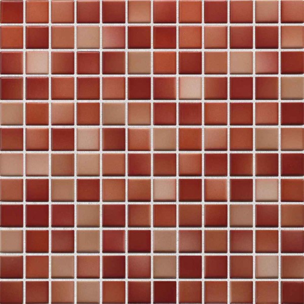 Agrob Buchtal Fresh Brick Red Mix Mosaikfliese 2,5x2,5 Art.-Nr. 41218H 30X30