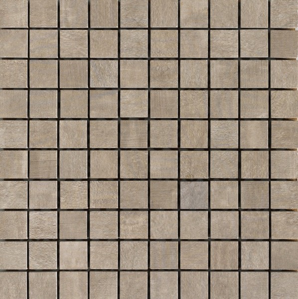 Unicom Starker Icon Quadrat Taupe Back Mosaikfliese 30x30 Art.-Nr. 7721(5277) - Modern Fliese in Grau/Schlamm