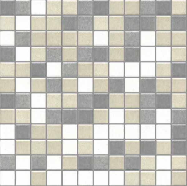 Appiani Wellness & Pool Mosaikfliese 2,5x2,5 Art.-Nr.: XWEL717 - Fliese in Grau/Schlamm