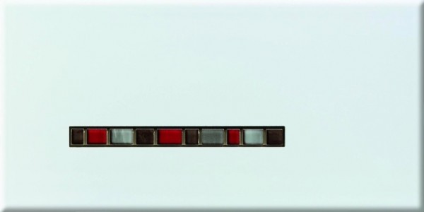 Steuler Pure White Grau Rot Wandfliese 20x40 Art.-Nr.: 59203 - Modern Fliese in Farbmix