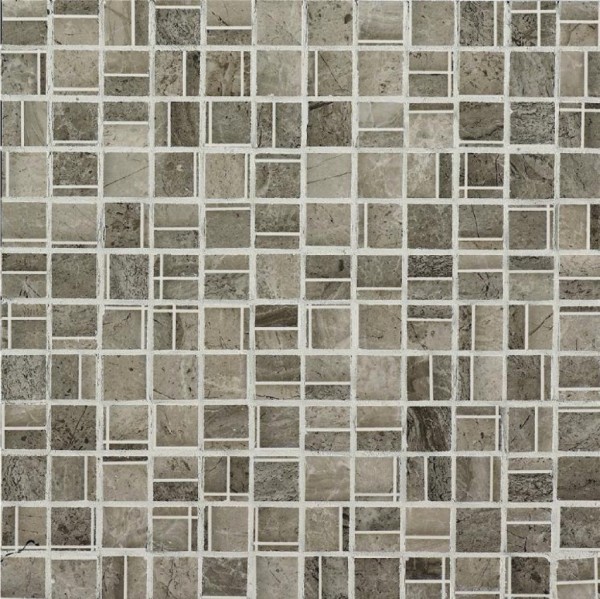Impronta Marmi Imperiali Wall Mosaico Grey Mosaikfliese 30x30 Art.-Nr. MM1230M