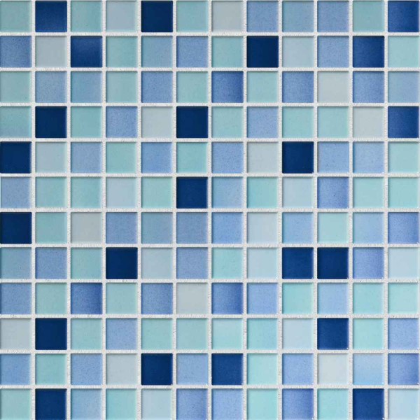 Agrob Buchtal Fresh Caribbian Blue Mix Mosaikfliese 2,5x2,5 Art.-Nr. 41222H 30X30