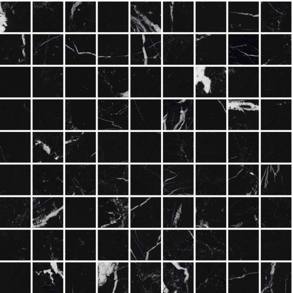 Marazzi Allmarble Elegant Black Mosaikfliese 30x30 R9 Art.-Nr. M45Y