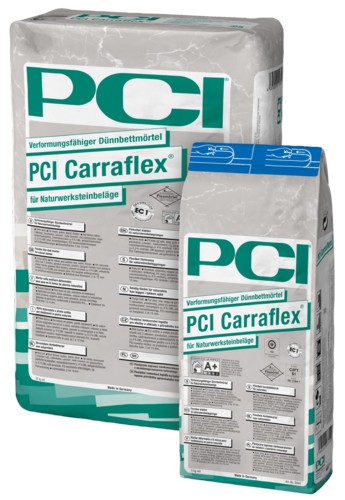 PCI Carraflex weiß Verformungsfähiger Dünnbettmörtel 5 kg Art.-Nr. 3344/9 - Fliese in Weiß