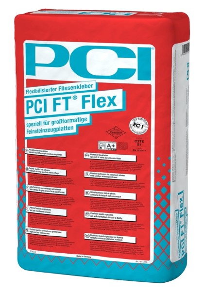 PCI FT Flex grau Flexibilisierter Fliesenkleber 18 kg Art.-Nr. 1220/8 - Fliese in Grau/Schlamm