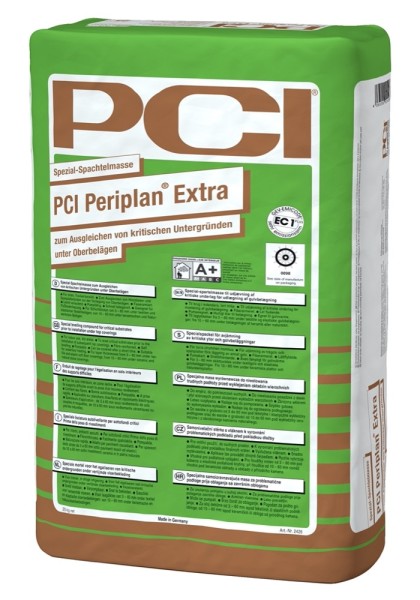 PCI Periplan Extra grau Spezial-Spachtelmasse 25 kg Art.-Nr. 2426/3 - Fliese in Grau/Schlamm