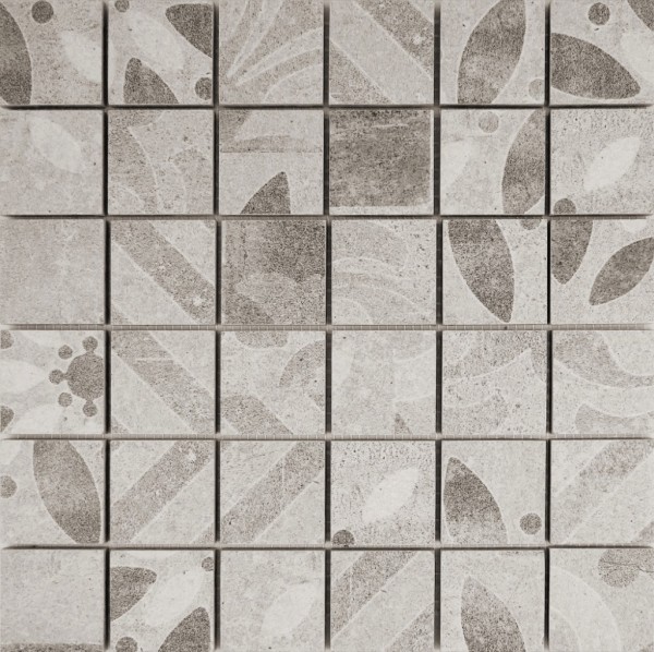 FKEU Kollektion Porteleno Deco Steingrau Mosaikfliese 5x5(30x30) R10/B Art.-Nr. FKEU0991286