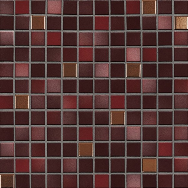 Jasba Fresh Mystic Red Mix Metal Mosaikfliese 2,4x2,4 Art.-Nr.: 41513