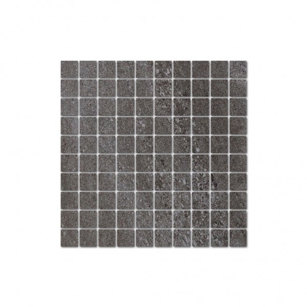 Interbau Wohnkeramik Chianti Ambra Anthrazit Mosaikfliese 3,2x3,2 R10/B Art.-Nr. 753535523