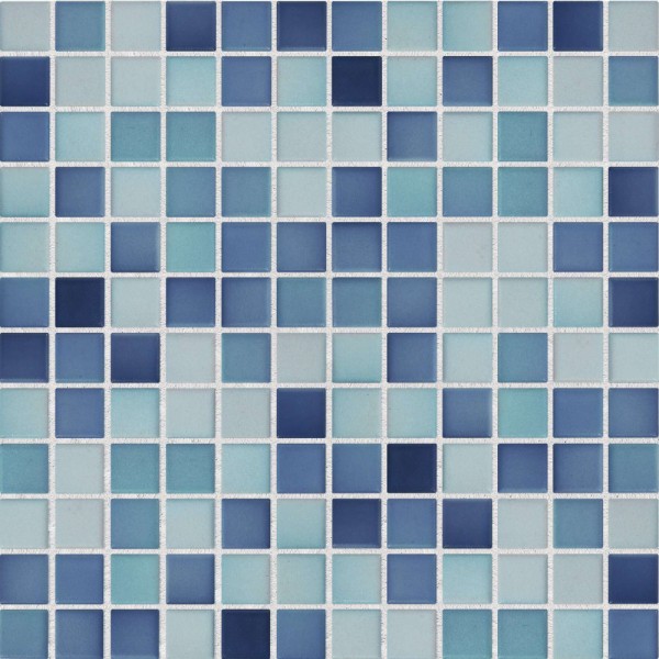 Agrob Buchtal Fresh Carribbian Blue Mix Mosaikfliese 2,5x2,5 R10/B Art.-Nr. 41322H 30X30